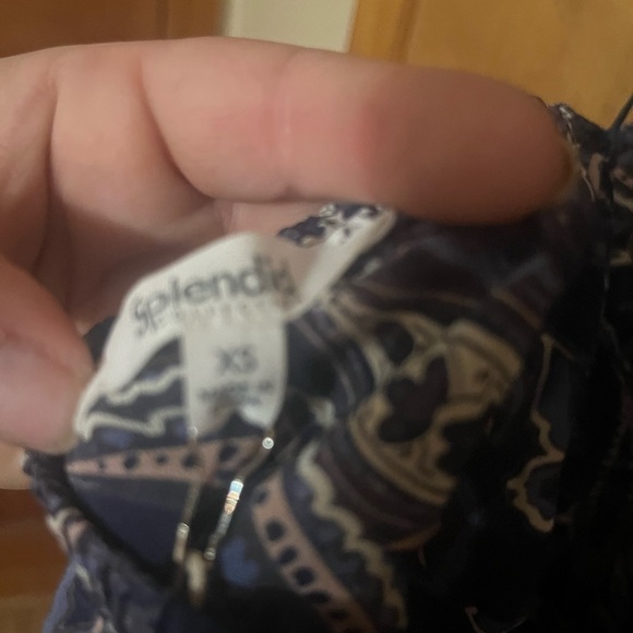 Splendid Paisley Halter Top - Picture 3 of 4